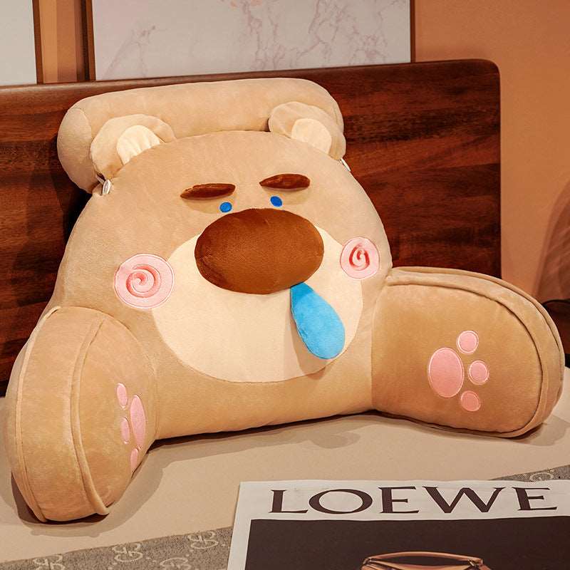 Animal reading pillow for bed