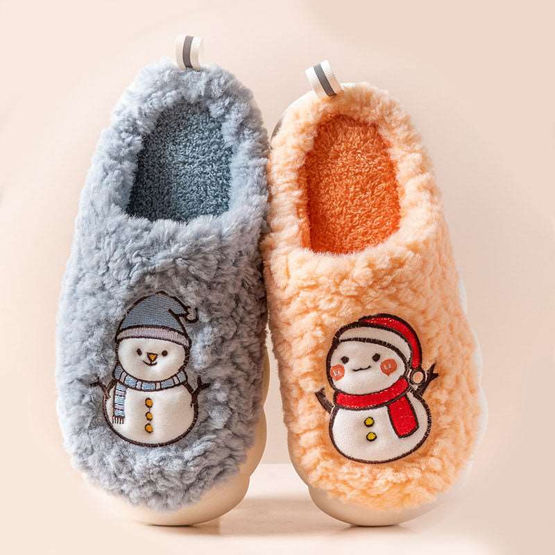 Snowman Plushie Slippers