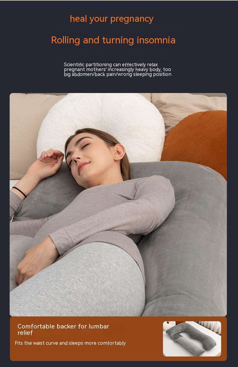 Crystal Velvet Pregnancy Side Pillow