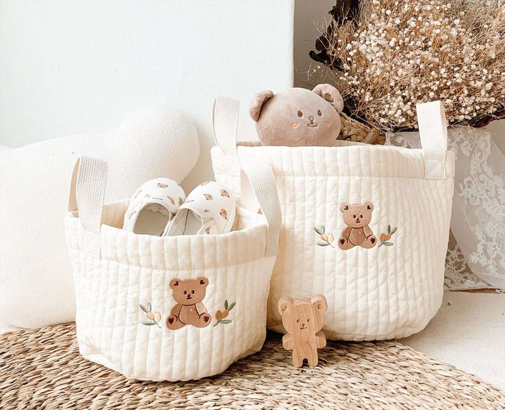 Baby Cotton Toy Storage Basket