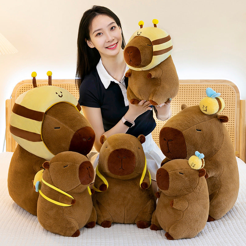 Bee Capybara Plush