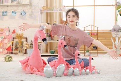 Pink flamingo plush toy UK