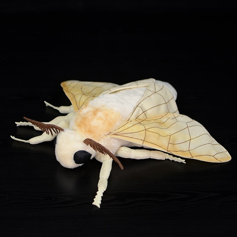 Nature-Inspired Plush Moth Stuffed Toy