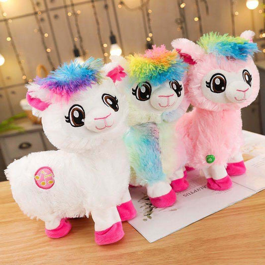 Hilarious Electric Hip-Twisting Alpaca Plush Toy