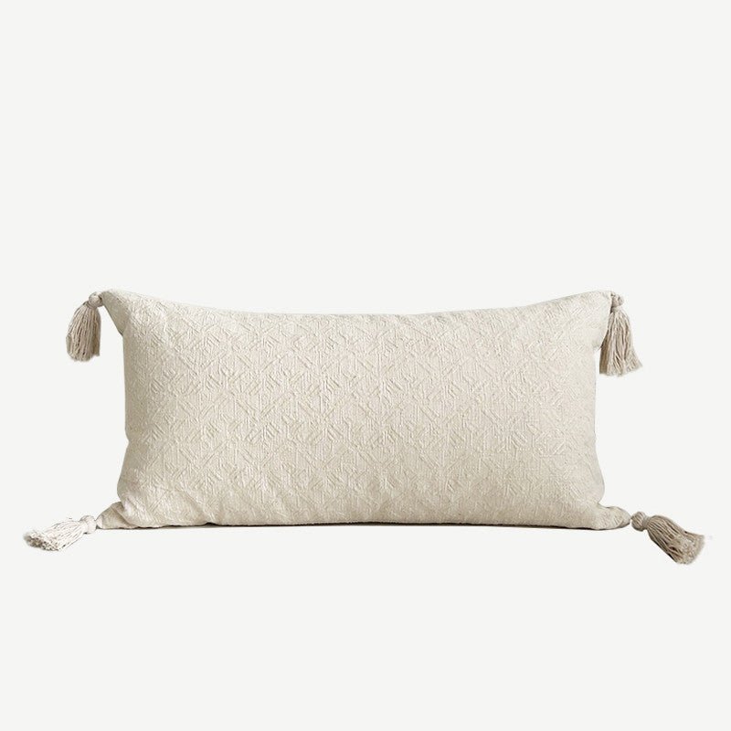 Beige decorative cushion cover 30 x 60cm