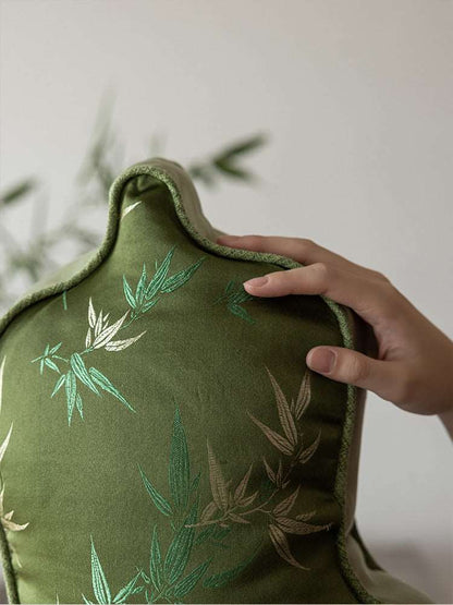 Botanical gourd throw pillow for sofa or bed