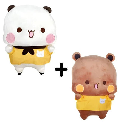 Matching Bubu and Dudu plush pair for display