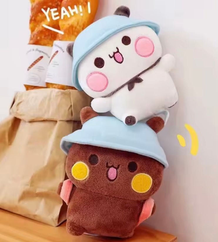 Bubu and Dudu matching plush pair gift for character plush fans