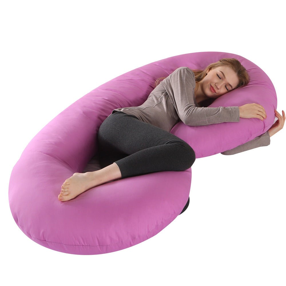 c shaped pregnancy pillow