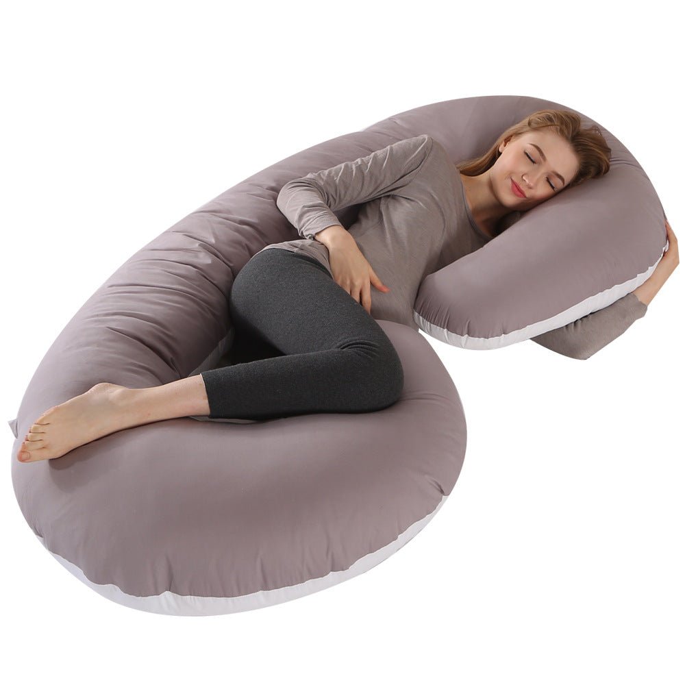 c shaped pregnancy pillow