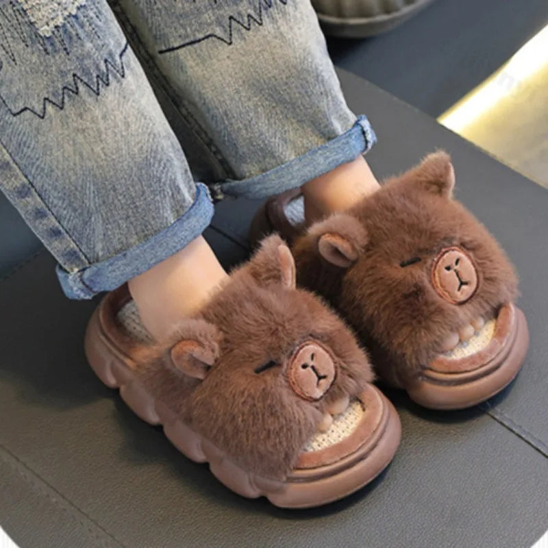 Capybara indoor slippers alternate view