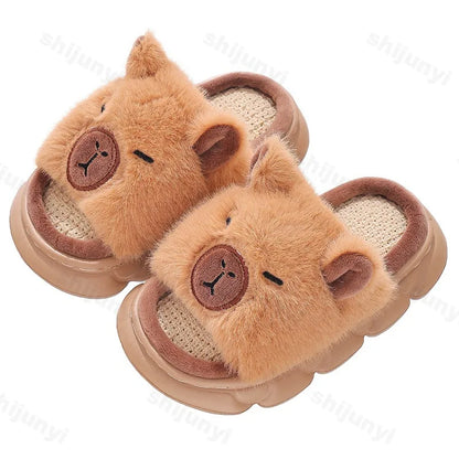 Capybara house slippers