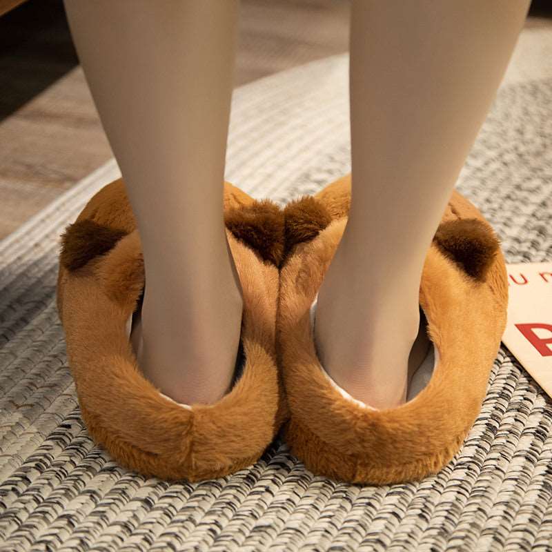 capybara themed slippers warm indoor comfort
