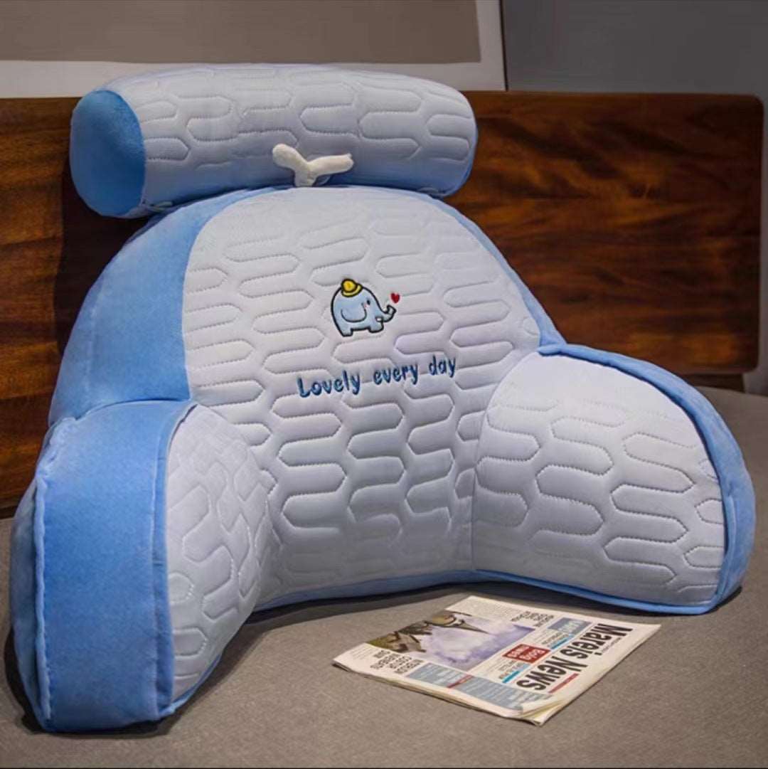 Cartoon animal backrest pillow