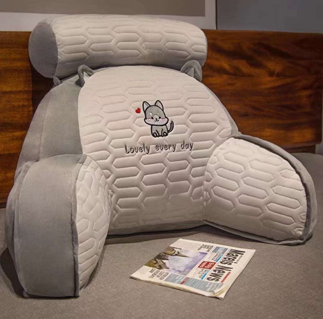Cartoon backrest cushion for lounging