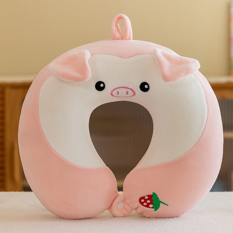 Cartoon Neck Support Pillow for Car & Plane
