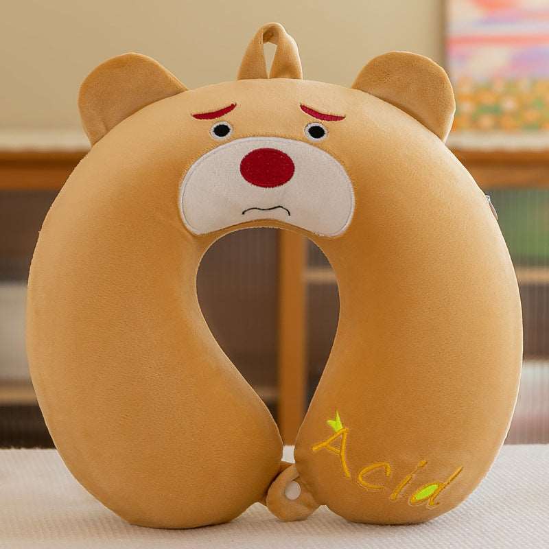 Portable U-Shape Memory Foam Neck Pillow