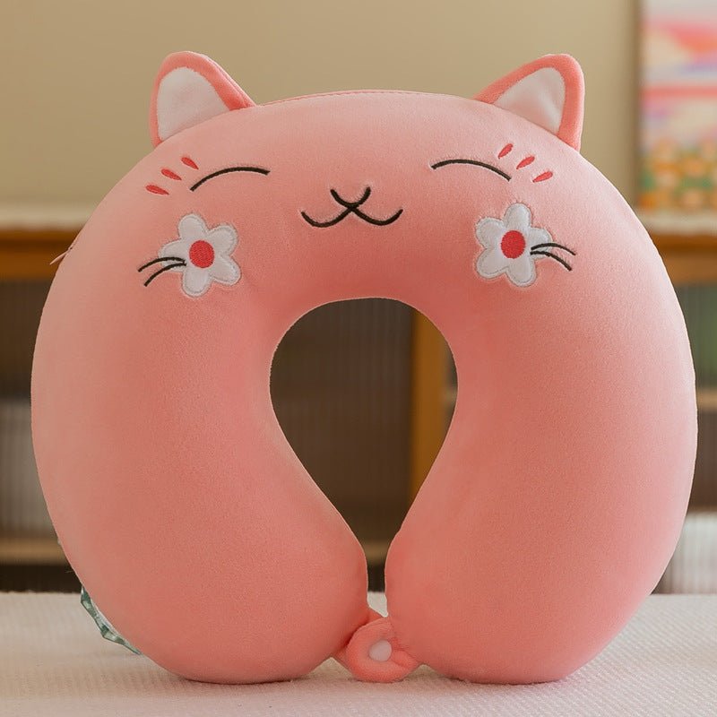 Memory Foam U-Shape Neck Pillow for Travel