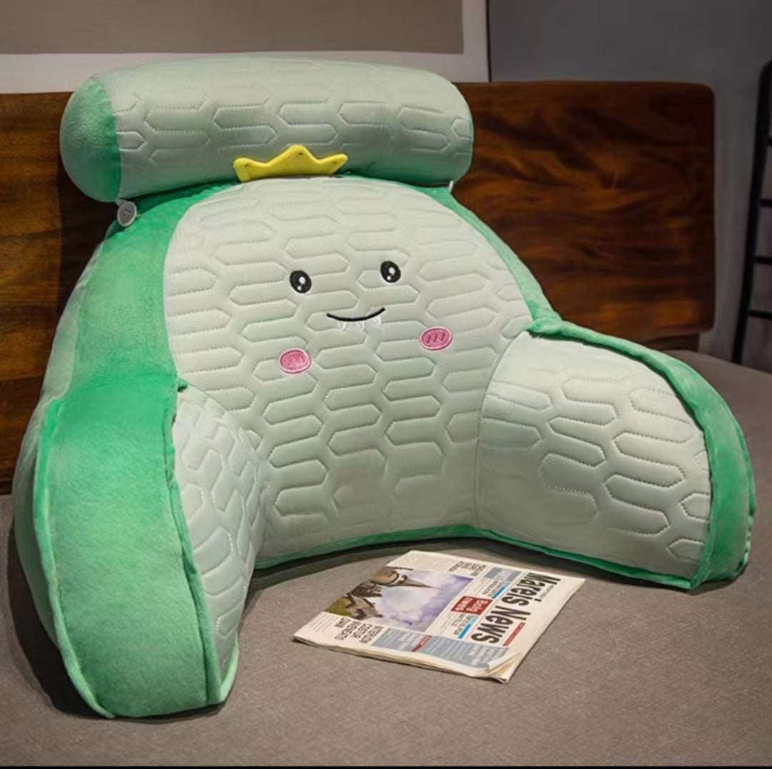 Cartoon reading cushion for sofa and bed