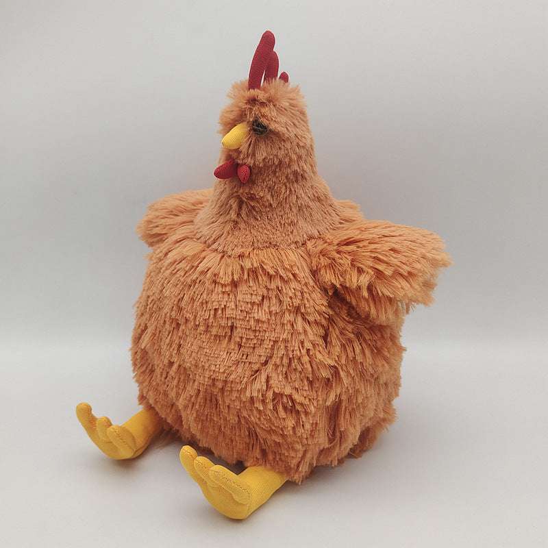 Cecile chicken soft plush toy from The Plush Pillow stuffed animal collection UK
