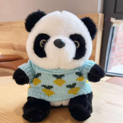 National Treasure Giant Panda Sweater Plush Toy