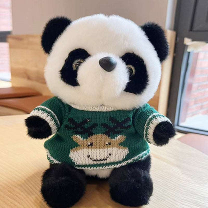 National Treasure Giant Panda Sweater Plush Toy