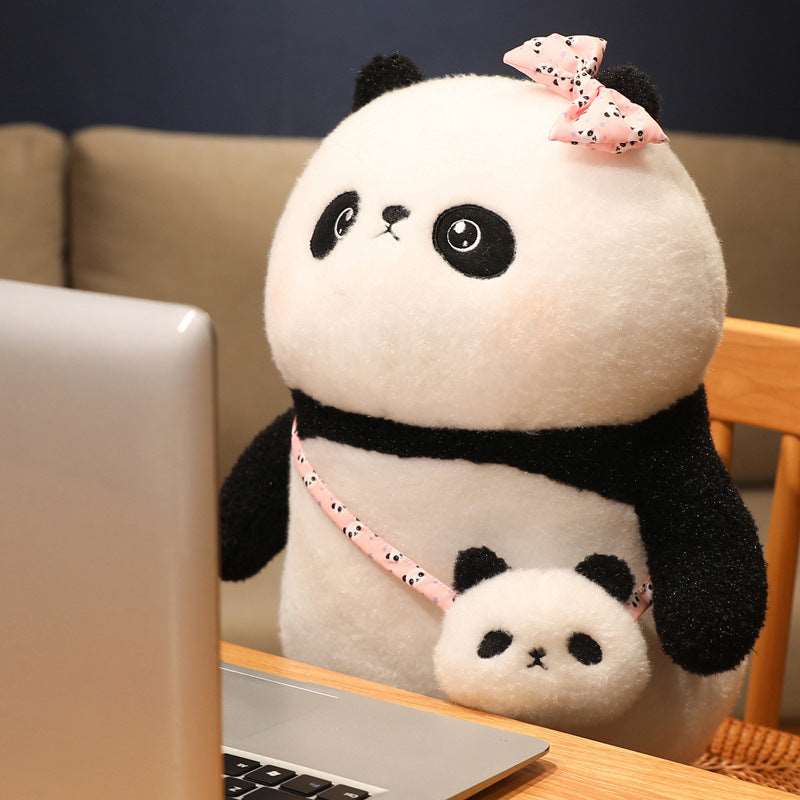 Chubby panda plush toy