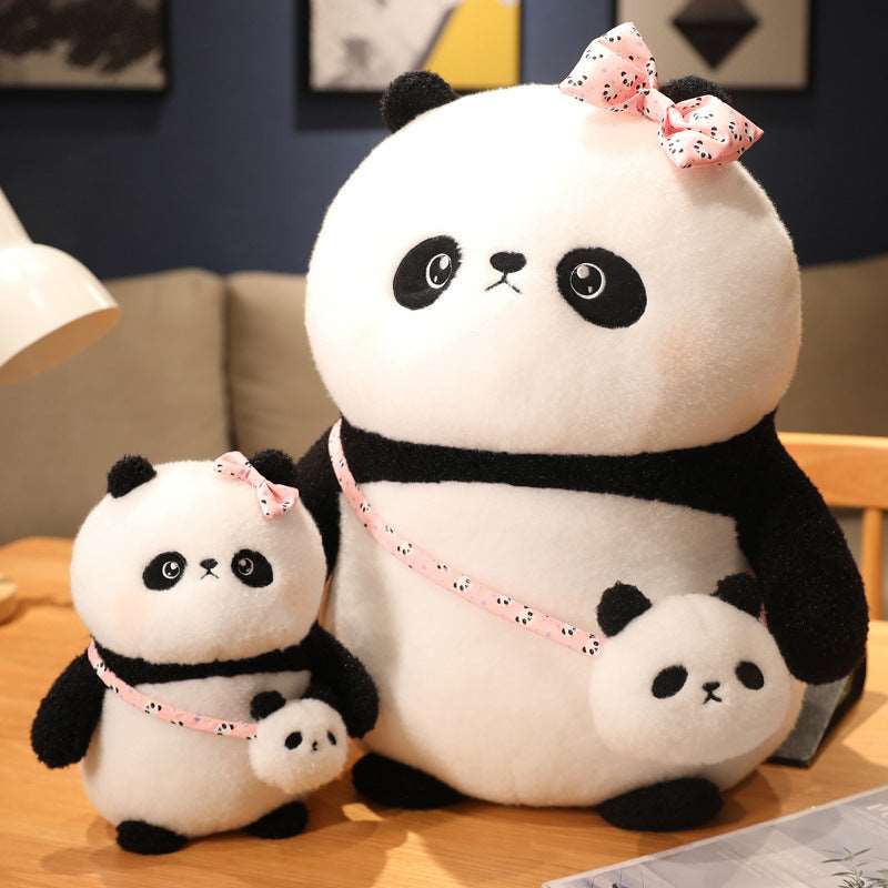 Chubby panda plush toy