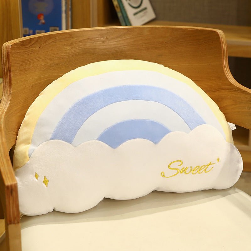 Cloud Blue plush cushion 50 x 35cm