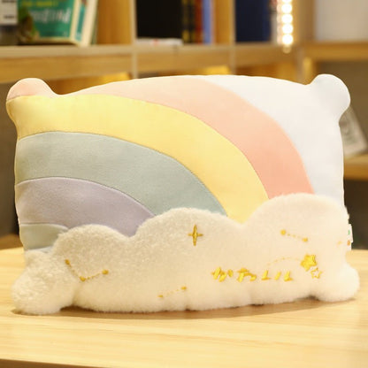 Cloud Rainbow Plush Pillow