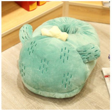 Novelty plush slipper gift