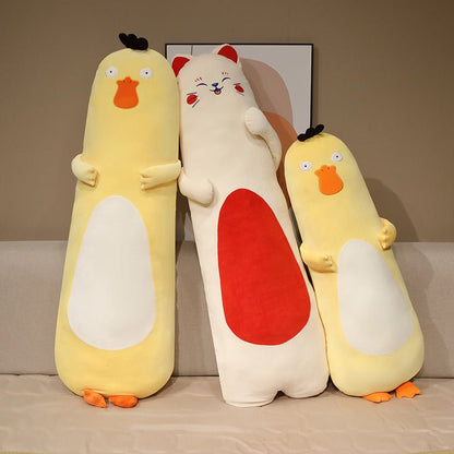 Cuddly animal plush body pillow product image 3