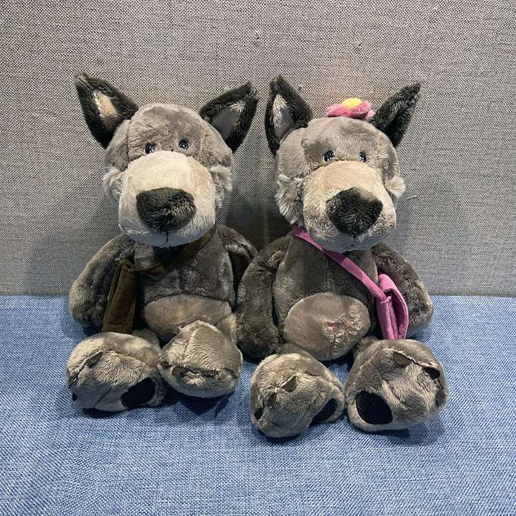 Wolf Velvet Doll Ragdoll