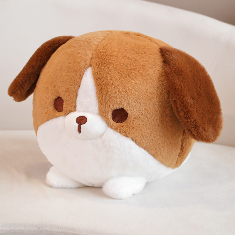 Soft Cute Round Roll Puppy Plush Toy