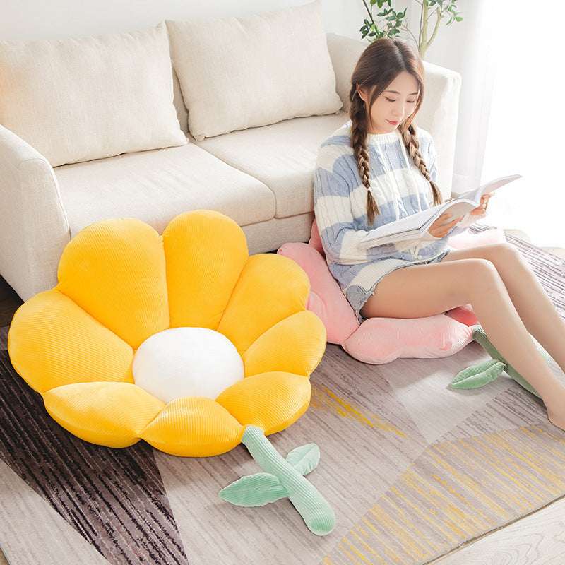 Tatami Cushion Maple Leaf Plush Pillow