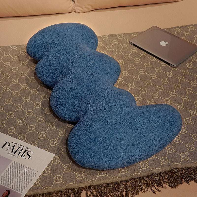 Dark Blue long wave cushion 100cm