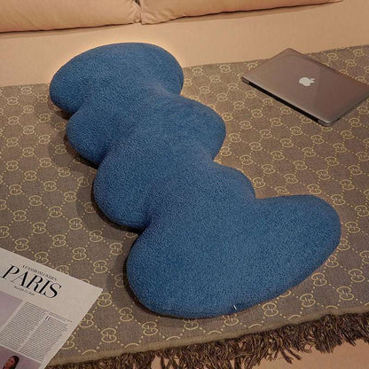Dark Blue long wave cushion 100cm