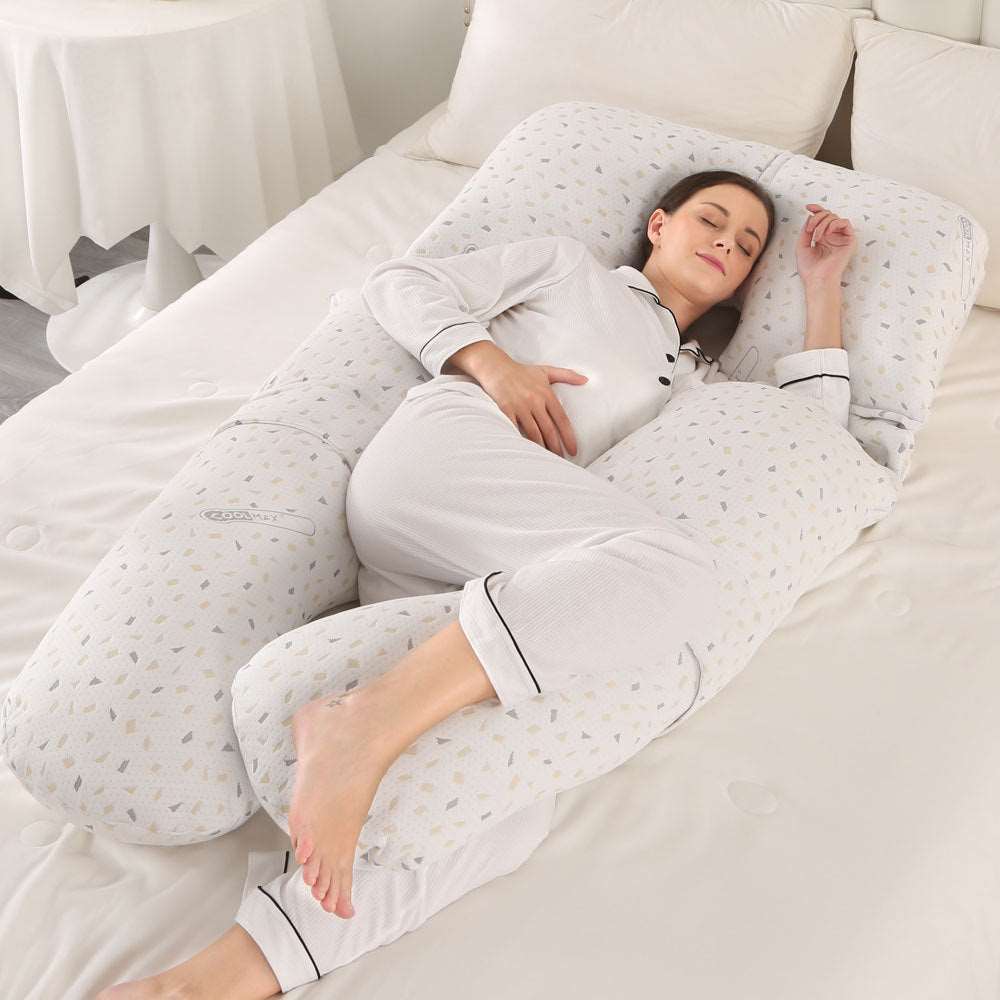 Double-layer Yarn Fabric G-shaped Pregnancy Pillow