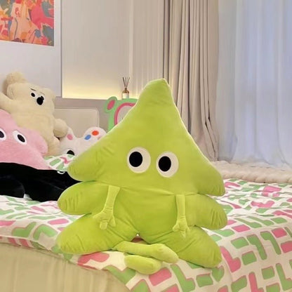 Decorative plush cushion display