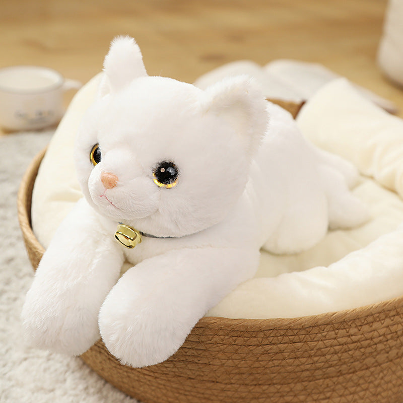 Simulation Cuddly Cat Plush Toy
