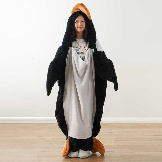 Penguin Cozy Flannel Plush Blanket