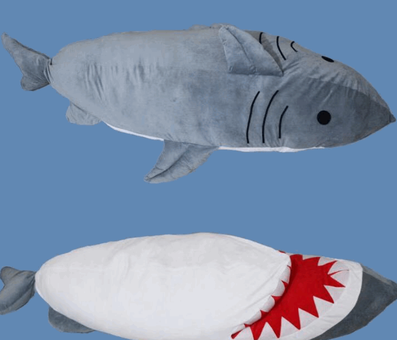 Shark Sleeping Bag Plush Toy