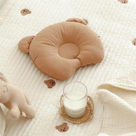 Bear Ear Baby Headrest Pillow