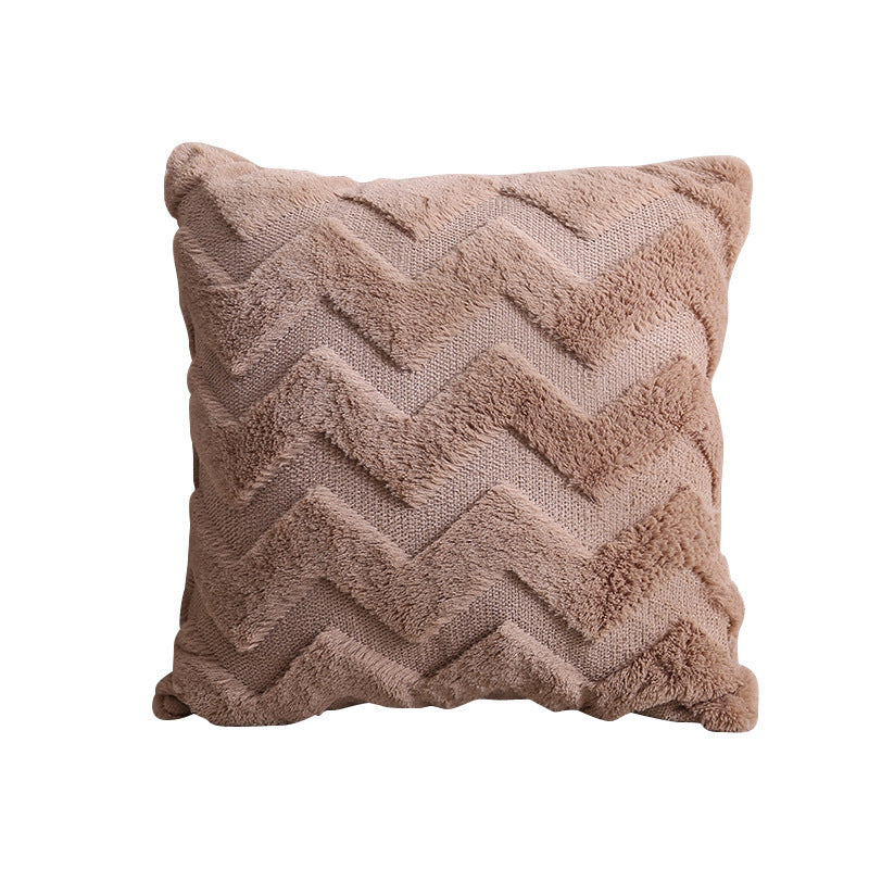 Nordic Plush Pillow Cushion Cover