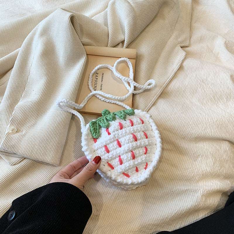 Handmade Knitted Strawberry Plush