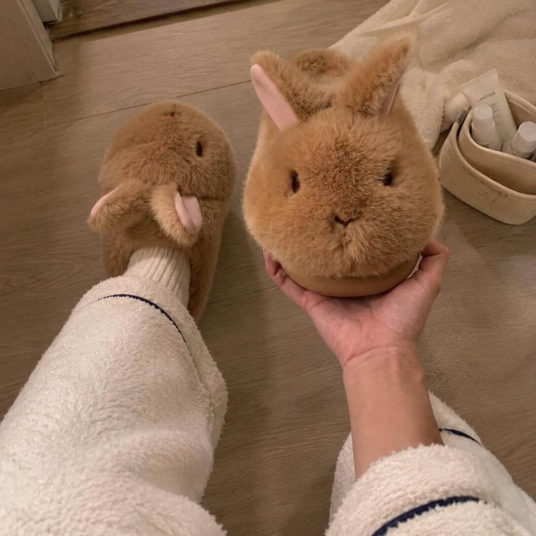 Fluffy Bunny Plush Slippers product photo 4