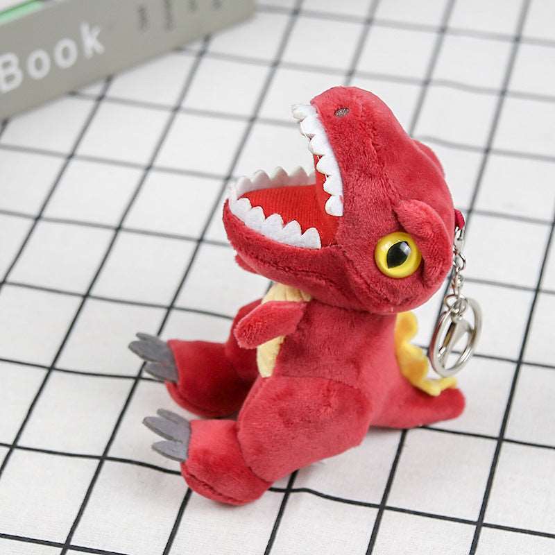 4” Tyrannosaurus Keychain Bag Pendant Plush Toy