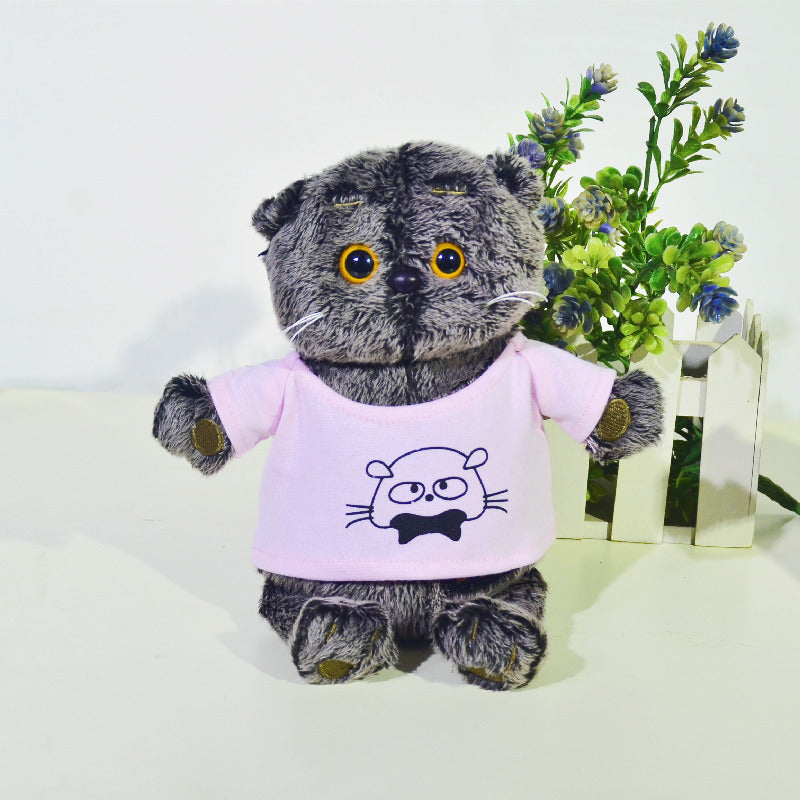 Simulation Cat Plush Toy-Cat Plush Pillow