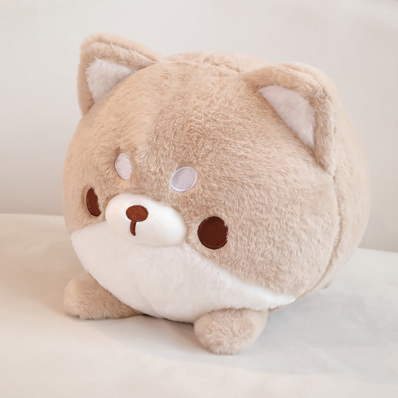 Soft Cute Round Roll Puppy Plush Toy