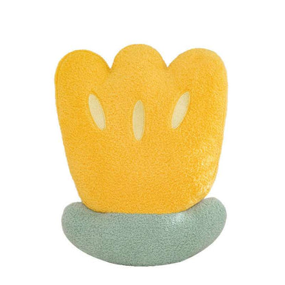 Floral Cushion Teddy Plush Pillow